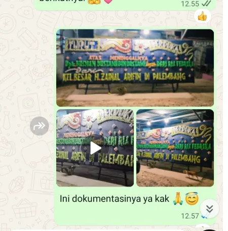 Pengiriman Papan Bunga Duka Tpu Karet Bivak